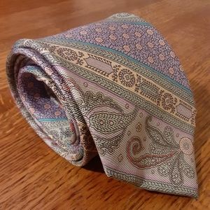 Nordstrom purple silk striped tie